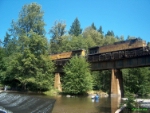 Northbound Light Helpers Crossing Salmon Creek